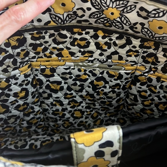 Vera Bradley Go Wild Over Multi-Color Quilted Retired Pattern Laptop Tote Bag - Picture 10 of 11